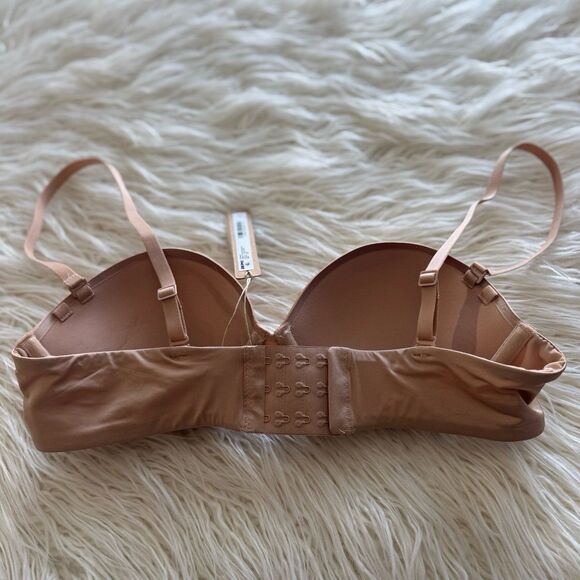 Skims Ultimate Strapless Pushup Bra Clay Size 36B - Picture 5 of 7